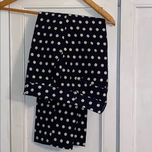 Polka Dot Banana Republic Dress Pants